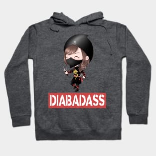 Diabadass Ninja - diabetes diabetic awareness Hoodie